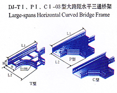 dj-tI、pI、cI-03型大跨距水平三通橋架